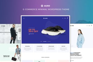 极简主义设计风格WordPress电商主题模板 Auxo – Minimal WooCommerce WordPress Theme