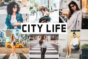 城市生活照片必备调色滤镜LR预设 City Life Mobile & Desktop Lightroom Presets