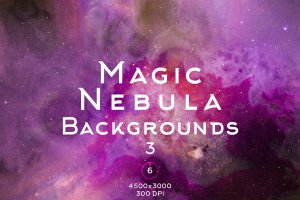 梦幻星空魔术星云背景v3 Magic Nebula Backgrounds 3