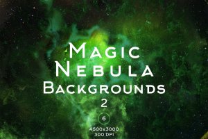 梦幻星空魔术星云背景v2 Magic Nebula Backgrounds 2
