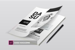 摄影艺术/时装设计主题杂志排版设计模板 Dasu | Magazine Template
