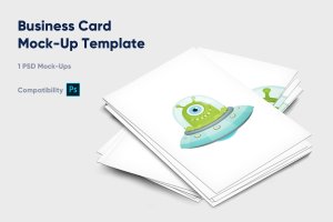 名片样机模板-卷4 Business Card Mock-Up Template – Vol. 4