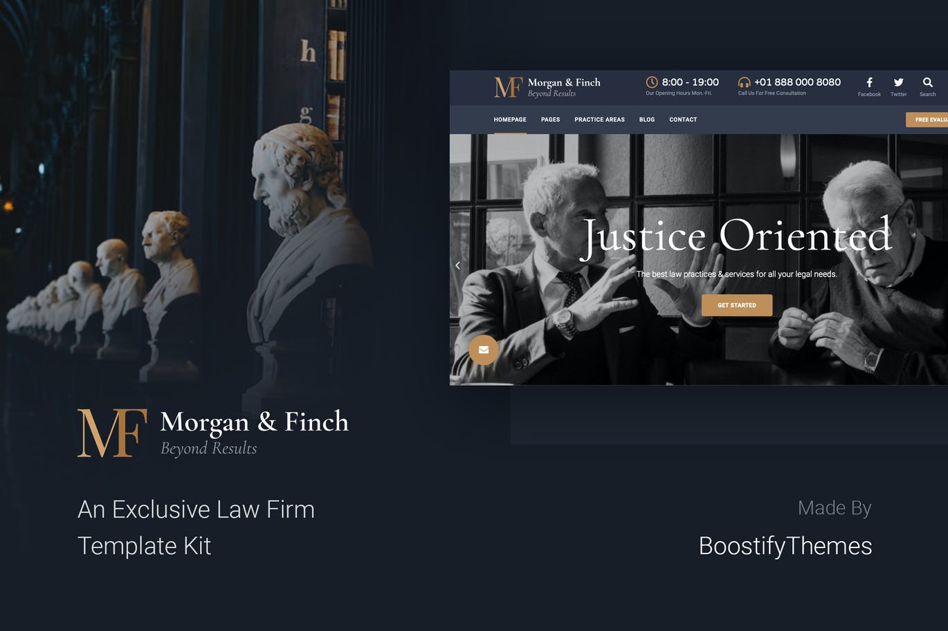 专业法律金融类咨询业务Morgan &amp模板套件 Morgan & Finch – Law Template Kit