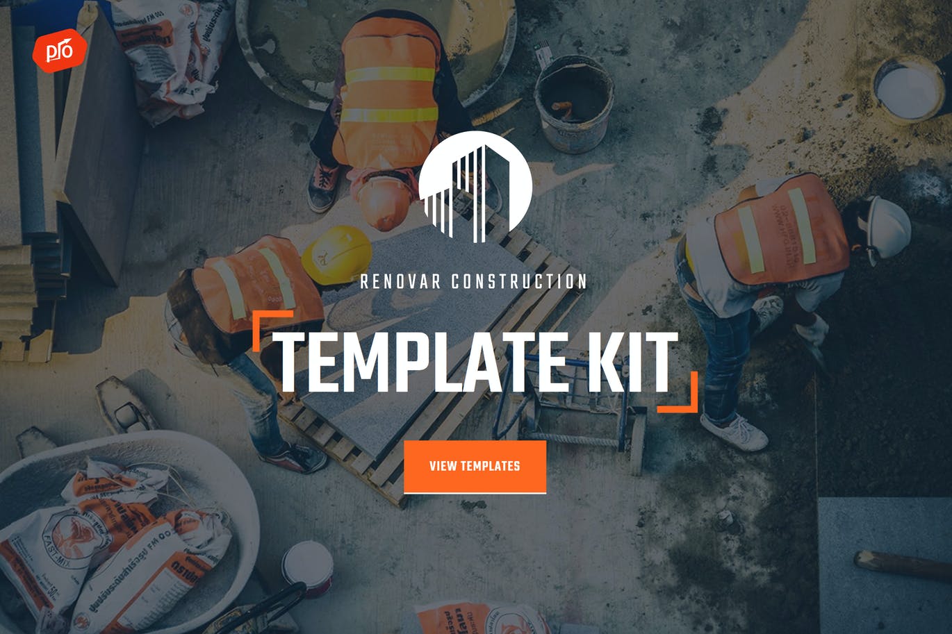 独特专业建筑系列Renovar构建WordPress模板套件 Renovar – Construction Template Kit