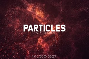 闪亮的抽象粒子运动背景 Abstract Particles Background