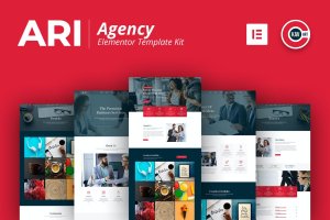强大快速现代化高品格精英商务机构WordPress模板套件 ARI – Agency Template Kit
