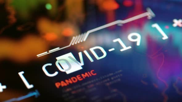 COVID-19冠状病毒大流行背景视频素材v3 COVID-19 Pandemic Background