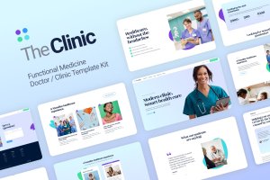 医疗诊所网站设计WP主题[for Elementor] The Clinic – Health & Medical Elementor Template Kit