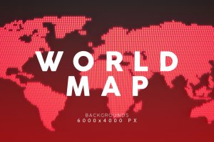 多彩世界地图背景素材集 World Map Backgrounds
