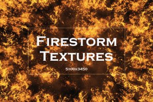 炫酷燃烧火焰纹理叠层背景 Firestorm Textures