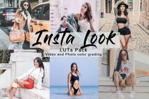 Instagram社交流行时尚照片滤镜LR预设 Insta Looks | LUTs Pack