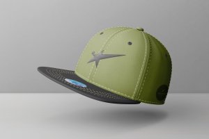 时尚风格棒球帽外观印花设计样机模板v.1 Snapback Baseball Cap Mock-Ups Vol.1