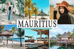 毛里求斯旅行圣地LR照片调色预设下载 Mauritius Mobile & Desktop Lightroom Presets
