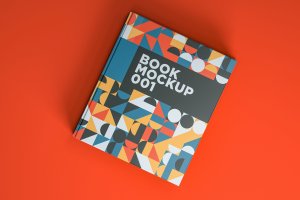 图书书籍封面设计样机模板v1 Book Mockup 001