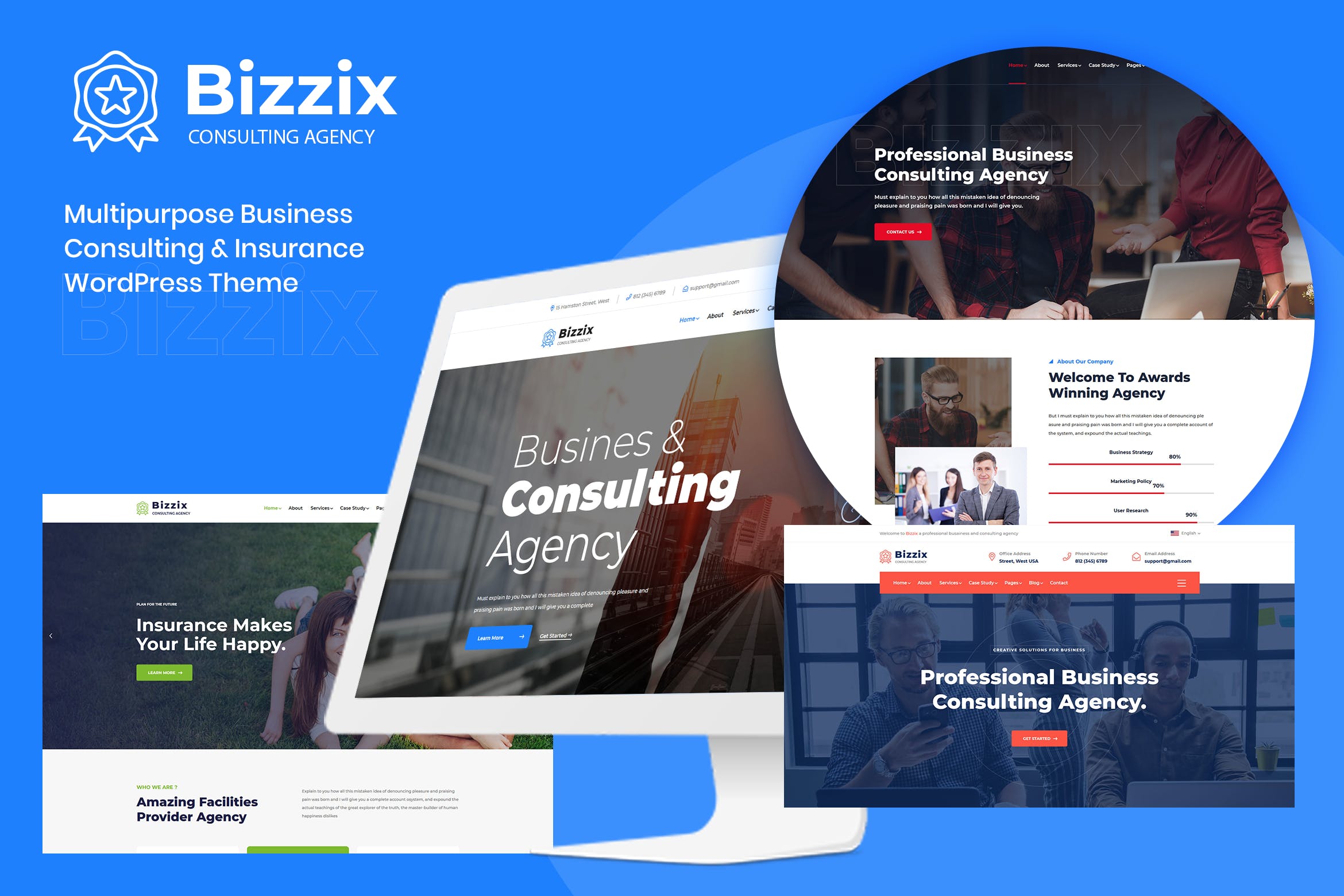 多功能商业网站搭建WordPress主题插件 Bizzix – Multipurpose Business Elementor WordPress