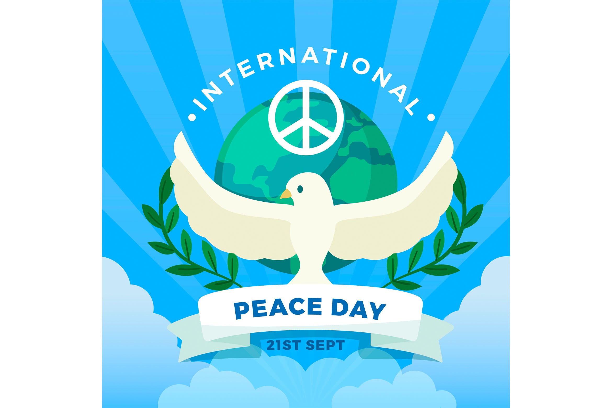 国际和平日主题图片