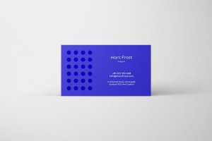 极简设计风格企业名片设计图样机 Minimalist Business Card Mockup