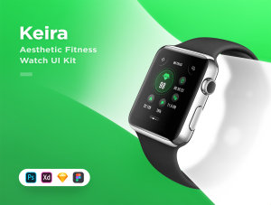 小咖下午茶：运动健身&健康APP智能手表Watch UI套件