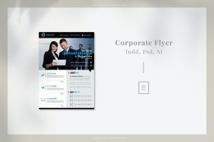 企业服务介绍宣传单设计 Corporate Flyer
