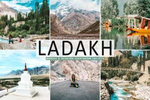 明亮温暖白调旅行摄影LR预设合集 Ladakh Mobile & Desktop Lightroom Presets