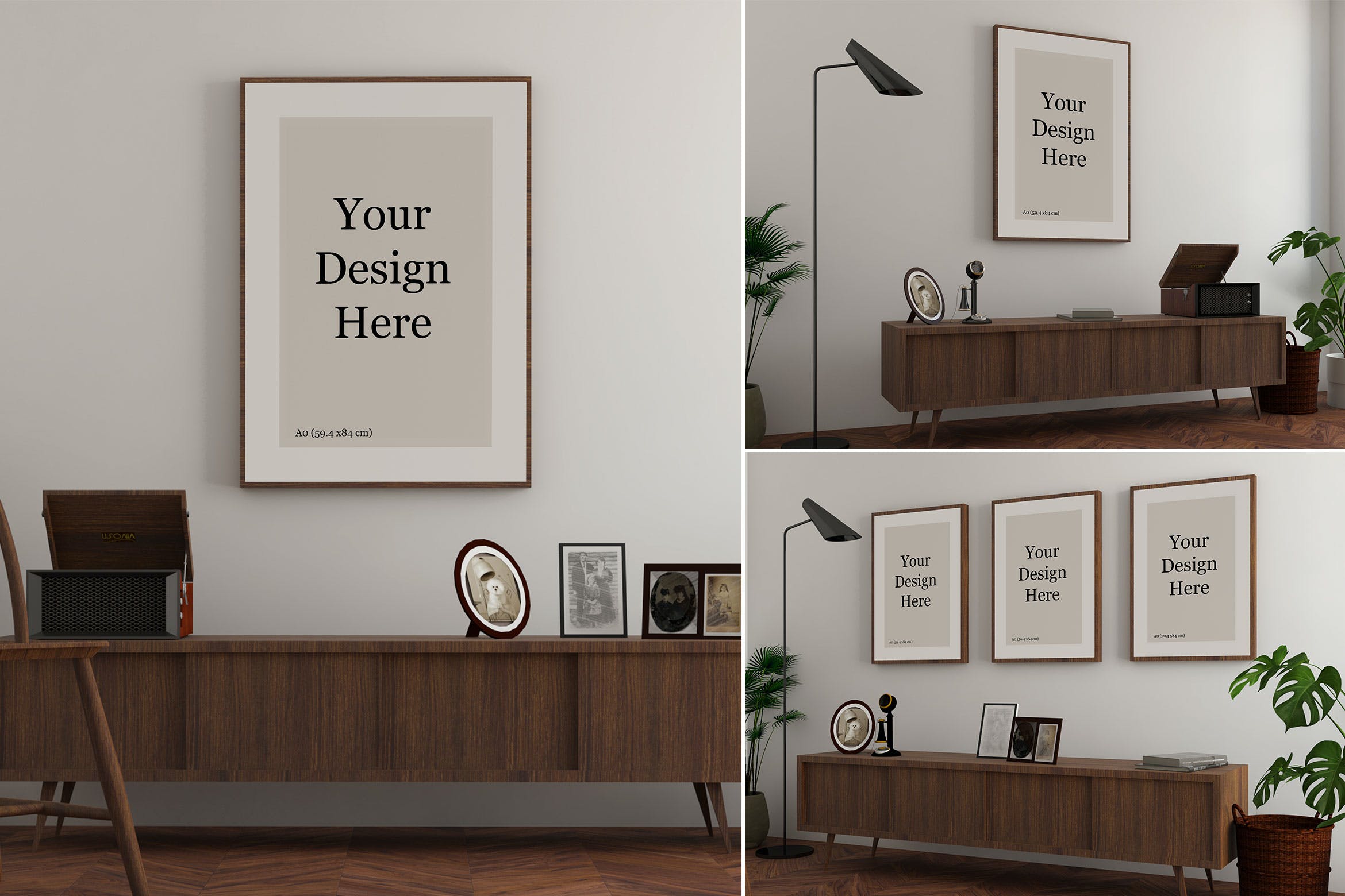 MUMO木墨 现代简约白蜡木客厅相框_设计素材库免费下载-美间设计
