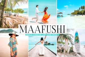 海滩旅行摄影照片LR调色滤镜 Maafushi Mobile & Desktop Lightroom Presets