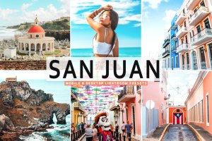 圣胡安旅行照片加工滤镜LR预设 San Juan Mobile & Desktop Lightroom Presets