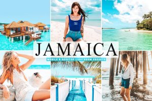 绿松石色调海岛旅行照片Lightroom预设下载 Jamaica Mobile & Desktop Lightroom Presets