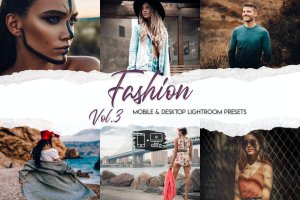 时尚服装模特LR照片调色预设 Fashion Lightroom Presets Vol. 3