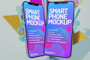 智能手机iphone 12样机展示素材 Iphone 12 – Mockup Template