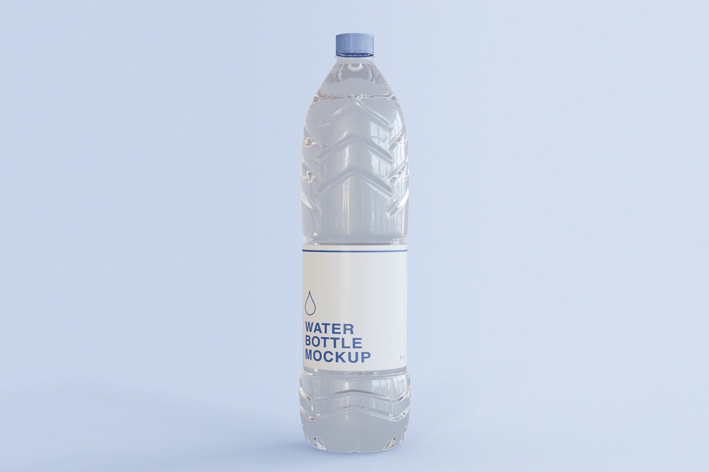 矿泉水瓶标签包装设计样机waterbottlemockup