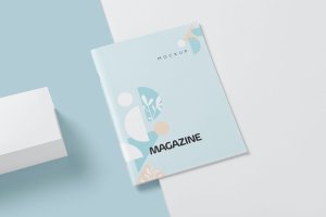 产品杂志效果图设计样机图psd素材 Magazine Mockups PSD