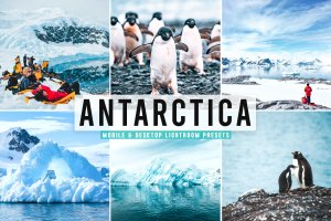 海蓝宝石色调LR照片调色预设 Antarctica Mobile & Desktop Lightroom Presets