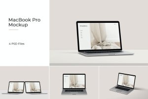 Macbook Pro笔记本电脑样机psd素材v2 Macbook Pro Mockup Vol 02