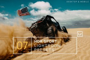 7款HDR竞技运动照片处理Lightroom调色预设 7 HDR Sports Lightroom Presets + Mobile