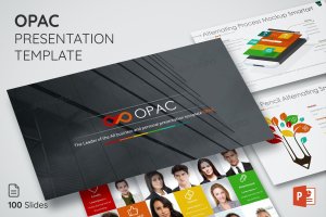 简洁现代商业个性化PowerPoint模板 Opac – Powerpoint Presentation Templates