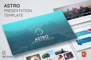 摄影工作室作品宣传Powerpoint演示模板 Astro – Powerpoint Presentation Template