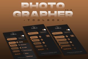 摄影后期处理Photoshop图片样式合集 Photographer ToolBox Photoshop Plugin