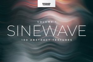 100个抽象波浪纹理和背景包 100 Abstract Textures & Backgrounds Pack