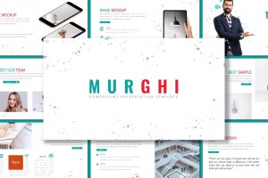 商业产品介绍推广幻灯片模板素材 Murghi – Business Powerpoint Template