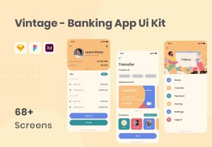 小咖下午茶：电子钱包金融业务App UI套件