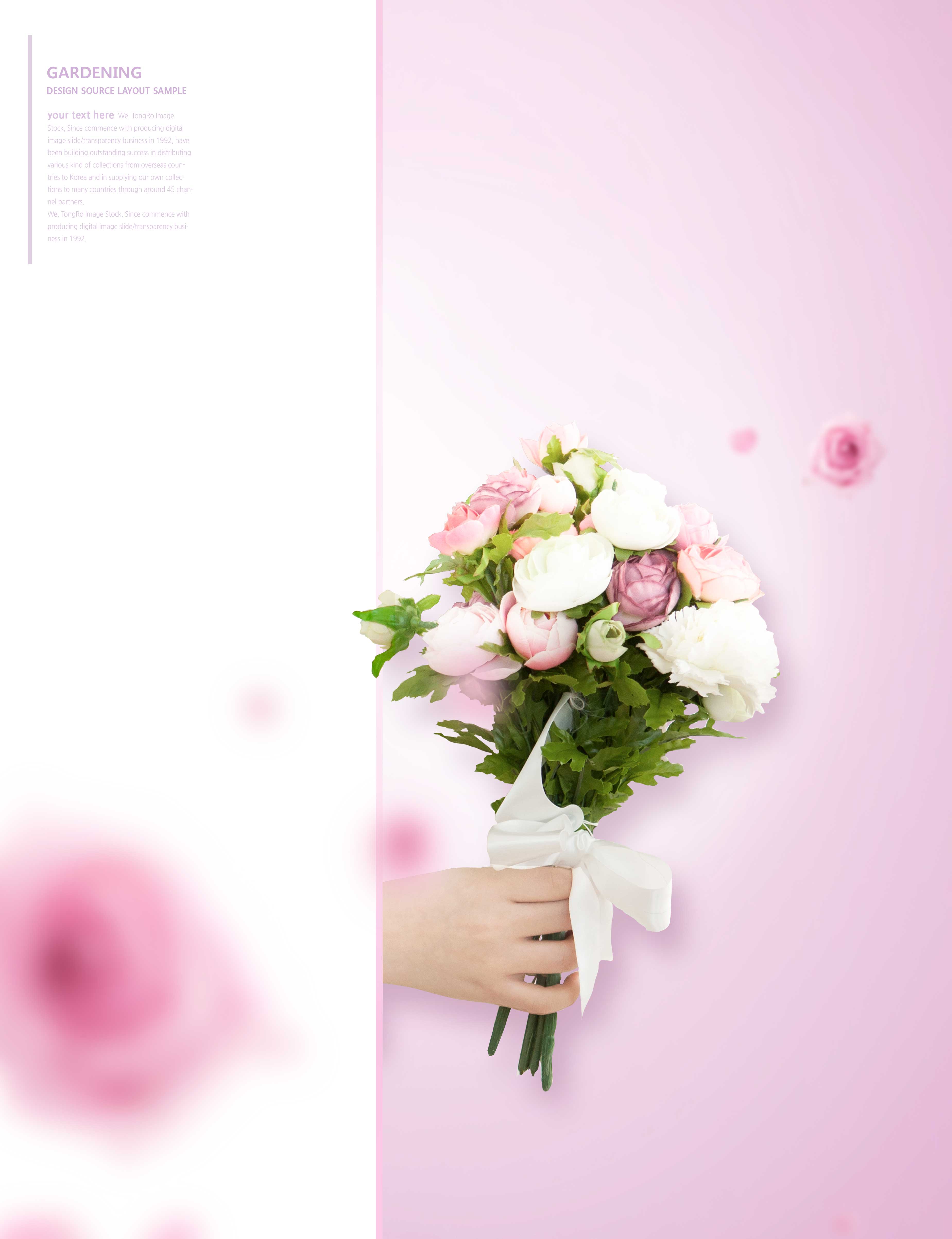 七夕情人节鲜花产品展示手机海报_图片模板素材-稿定设计