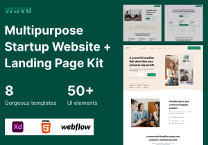 小咖下午茶：初创企业HTML5 + Webflow主题网站模板