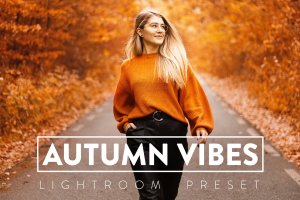 10个秋季橙色滤镜Lightroom调色预设 10 Autumn Vibes Lightroom Presets