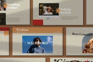 经典品牌故事Google幻灯片模板下载 Malioboro Google Slide Template