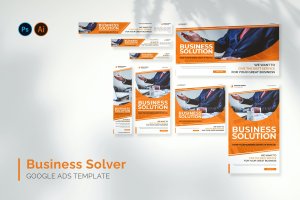 业务解决方案谷歌广告图设计模板 Business Solver – Google Ads Design Template