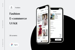 时尚电商App用户界面设计UI 套件  Feshien – Fashion E-commerce UI Kit