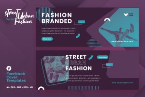 街头都市时尚Facebook封面Banner设计模板v7 Facebook Cover Vol.07 Street Urban Fashion