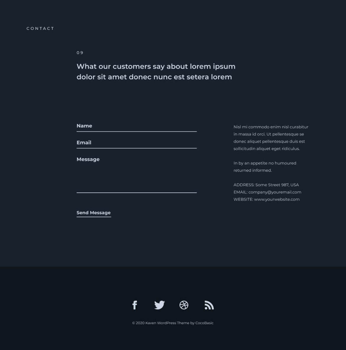 初创公司网站单页设计Figma模板 Kaven – One Page Figma Template