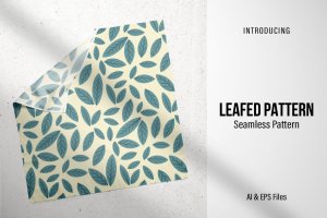 叶子/树叶无缝图案素材 Leafed – Seamless Pattern